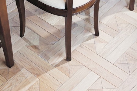 Continuous patterned flooring (example)